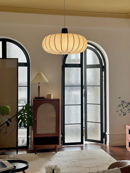 Silk Lantern Pendant Light Dia 19.7″ x H 11.8″ / White Pendant light