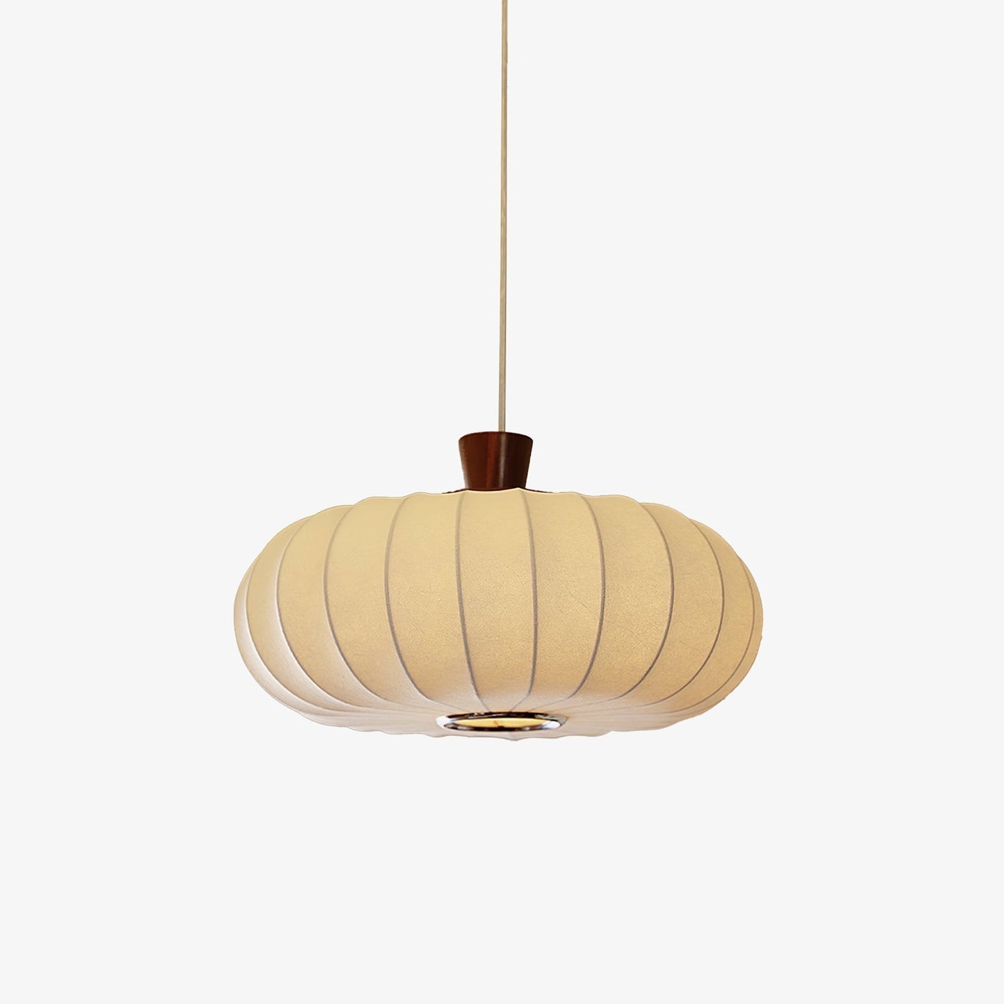 Silk Lantern Pendant Light Dia 19.7″ x H 11.8″ / White Pendant light