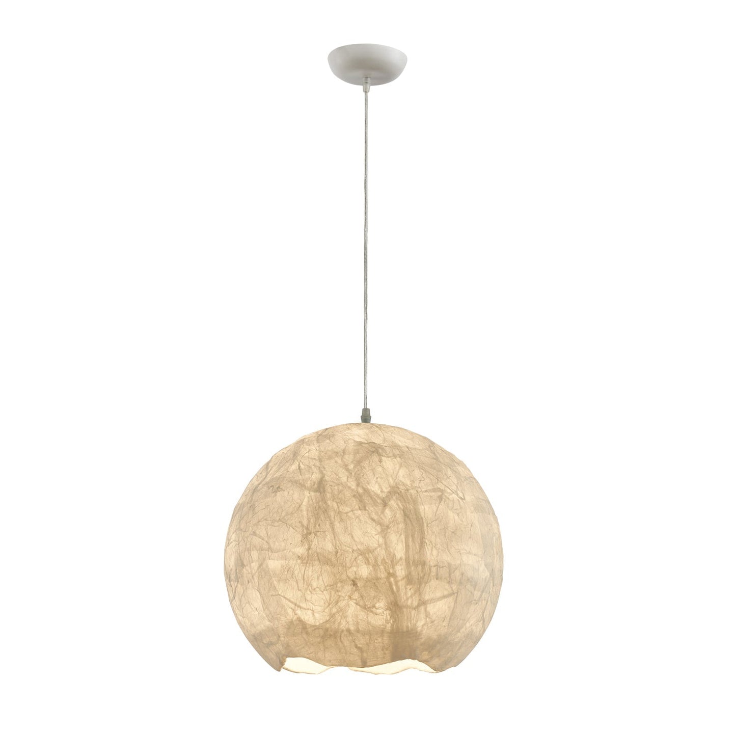Silk Luna Pendant Lamp Dia 15.7″ x H 15″ / Dia 40cm x H 38cm / White Pendant light
