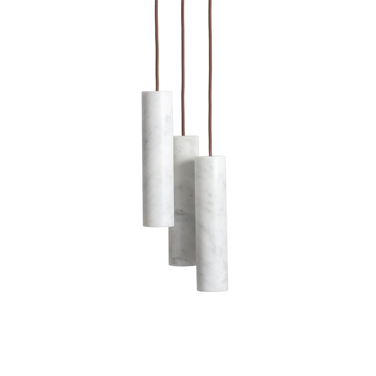 Silo Pendant Light 3 heads Dia 7.9″ x H 59″ / Dia 20cm x H 150cm / White Pendant light