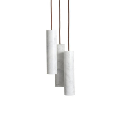 Silo Pendant Light 3 heads Dia 7.9″ x H 59″ / Dia 20cm x H 150cm / White Pendant light