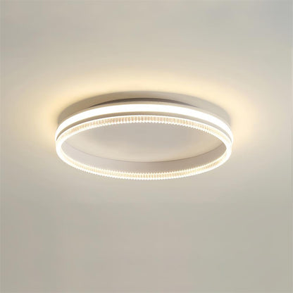 Simple Acrylic Ring Ceiling Light Dia 19.7″ x H 3.1″ / Dia 50cm x H 8cm / White / Warm light Ceiling lamp