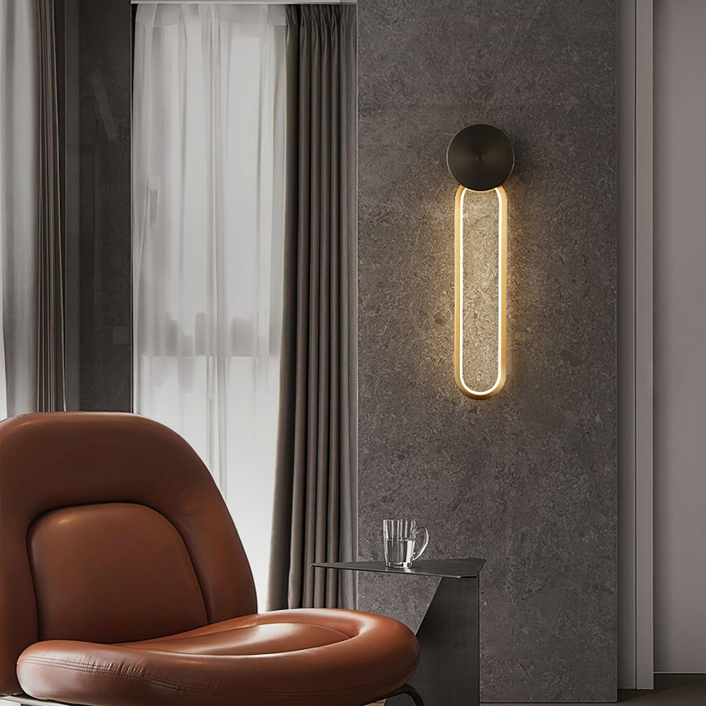 Simple Elliptical Wall Sconce Wall lamp