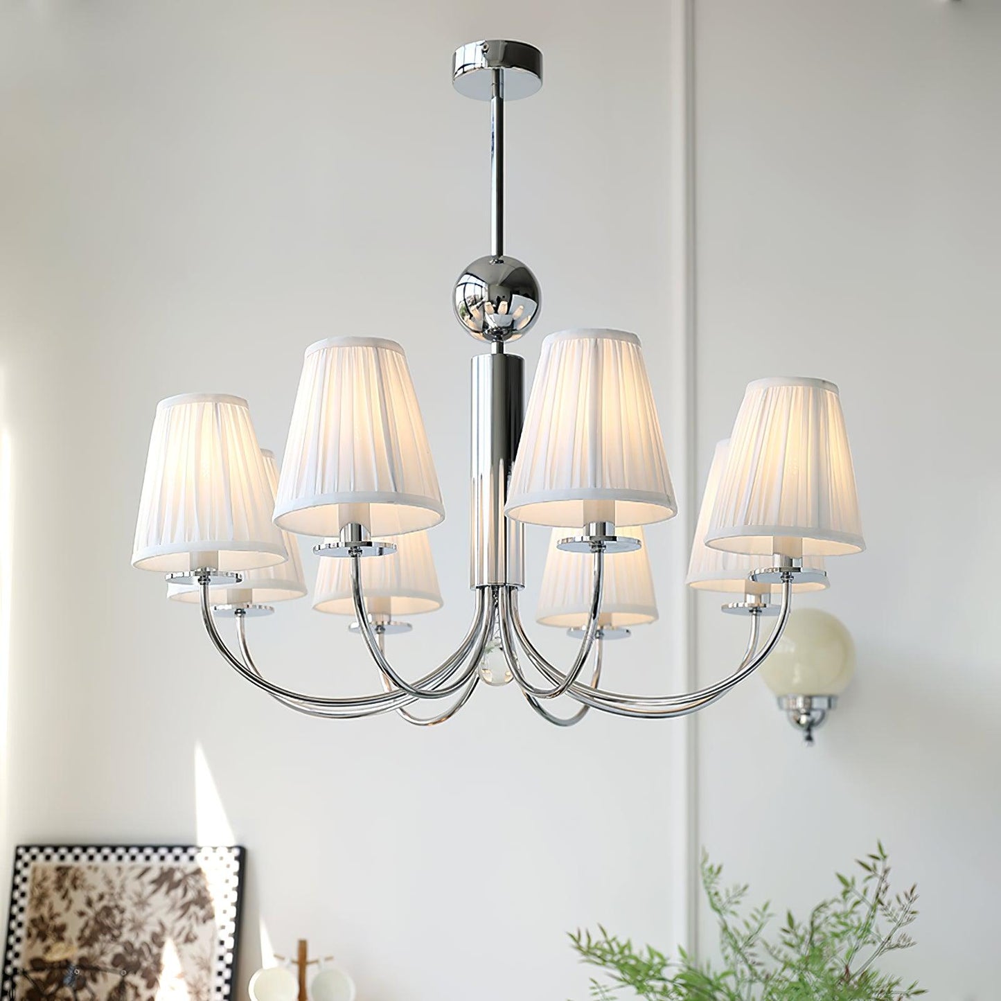 Simplicity Chrome Chandelier Chandelier