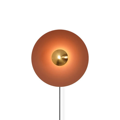 Simplicity Glow Plug-in Wall Light Dia 11.8″ x H 11.8″ / Orange & Antique copper / US Plug 1001 Wall lamp