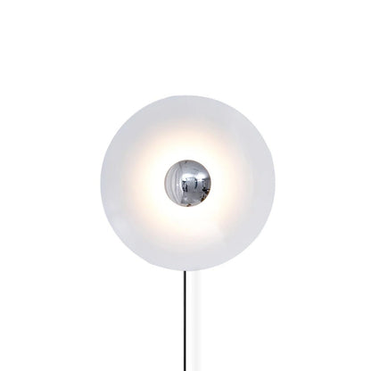 Simplicity Glow Plug-in Wall Light Dia 11.8″ x H 11.8″ / White & Chrome / US Plug 1001 Wall lamp