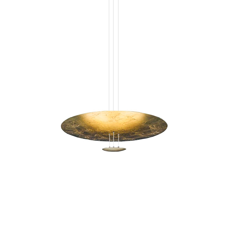 Machine Chandelier 2 layers Dia 7.1″ + 31.5″ / Copper Plated / Warm Light Chandelier