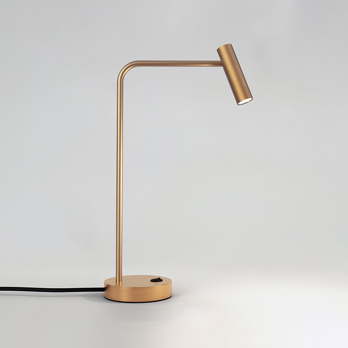 Skinny Table Lamp Dia 6.6″ x H 14.9″ / Dia 17cm x H 38cm / Gold & Warm Light / US Plug Table lamp