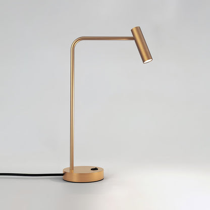 Skinny Table Lamp Dia 6.6″ x H 14.9″ / Dia 17cm x H 38cm / Gold & Warm Light / US Plug Table lamp