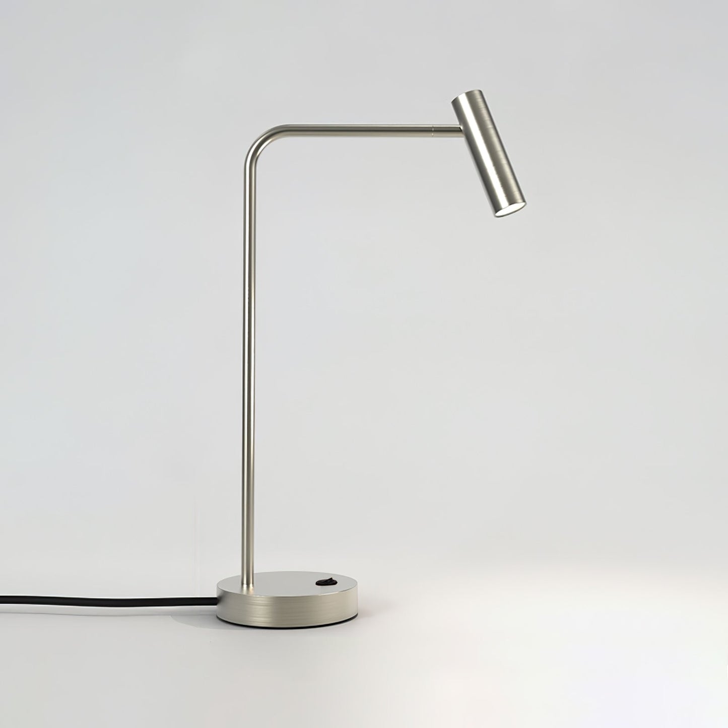 Skinny Table Lamp Dia 6.6″ x H 14.9″ / Dia 17cm x H 38cm / Sand nickel & Warm Light / US Plug Table lamp