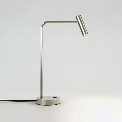 Skinny Table Lamp Dia 6.6″ x H 14.9″ / Dia 17cm x H 38cm / Sand nickel & Warm Light / US Plug Table lamp