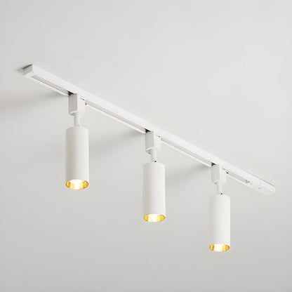 Sleek Cylinder Track Light 3 heads L 39.4″ x H 10.6″ / White / Neutral Light Ceiling lamp
