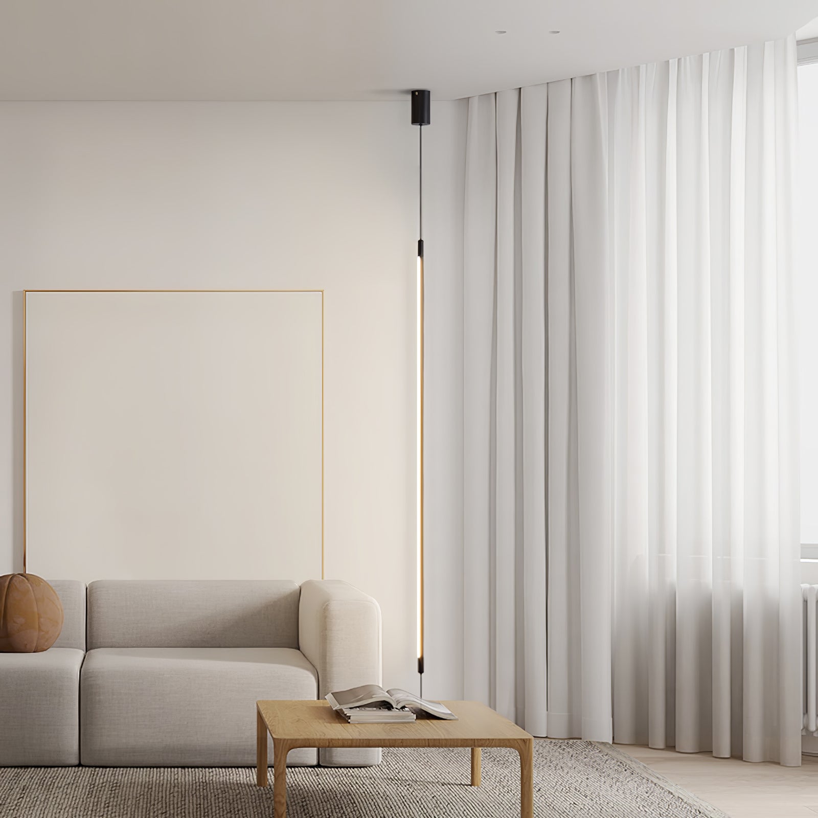 Slim line Cabinet Stand Lamp Floor lamp