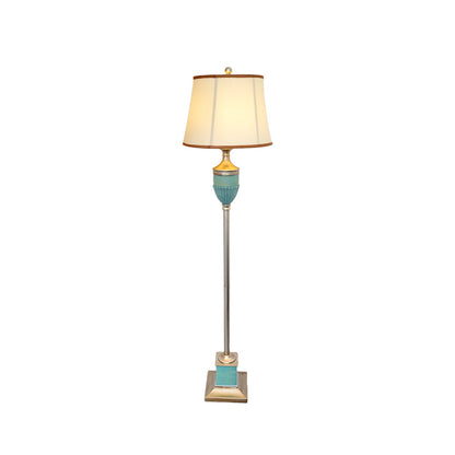 Smafan Floor Lamp Model A Dia 16.5″ x H 64.9″ / Dia 42cm x H 165cm / Green + Gold / US plug Floor lamp