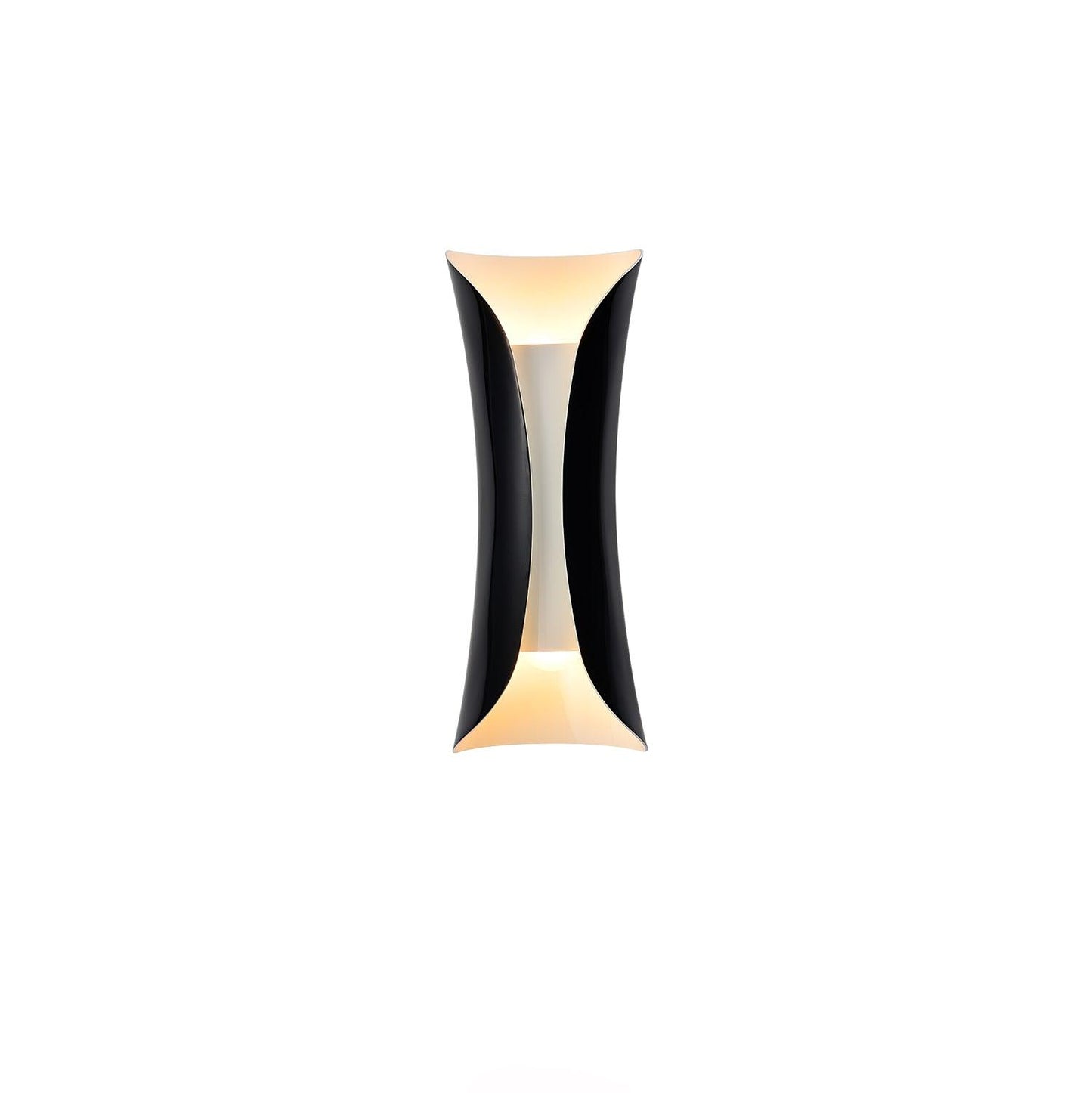 Small Waist Wall Lamp W 5.3″ x H 13.4″ / W 13.5cm x H 34cm / Gold & White Wall lamp