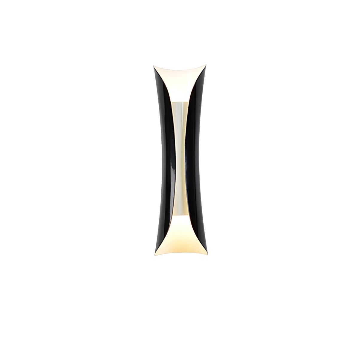 Small Waist Wall Lamp W 6.3″ x H 22″ / W 16cm x H 56cm / Gold & White Wall lamp