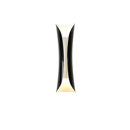 Small Waist Wall Lamp W 6.3″ x H 22″ / W 16cm x H 56cm / Gold & White Wall lamp