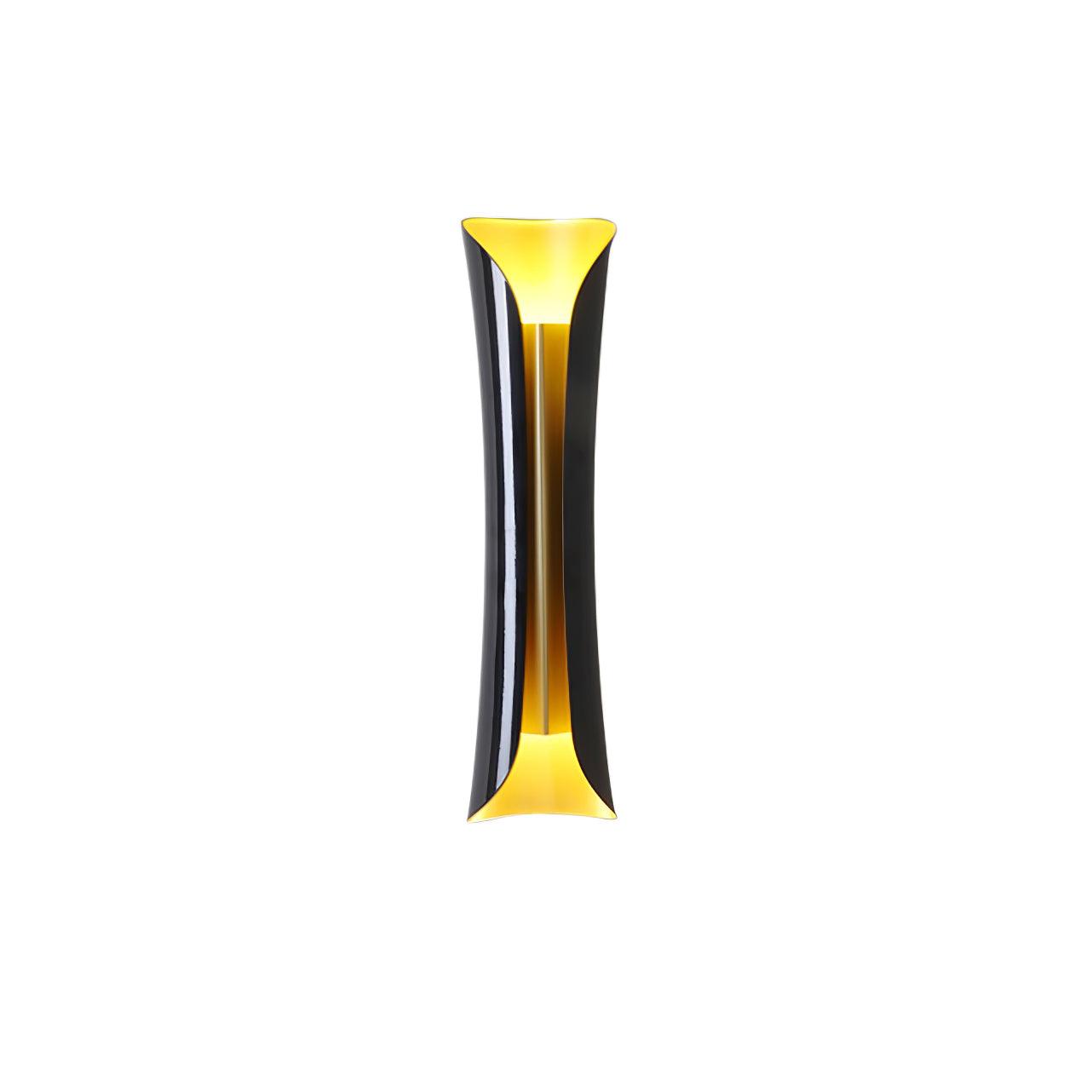 Small Waist Wall Lamp W 6.3″ x H 22″ / W 16cm x H 56cm / Gold & Black Wall lamp
