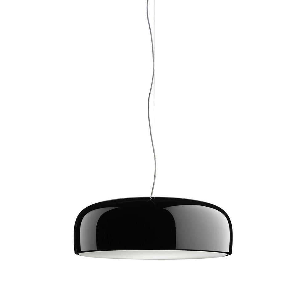 Potlid Pendant Lamp Dia 13.8″ x H 5.5″/ Dia 35cm x H 14cm / Black Pendant light