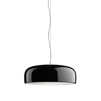 Potlid Pendant Lamp Dia 13.8″ x H 5.5″/ Dia 35cm x H 14cm / Black Pendant light