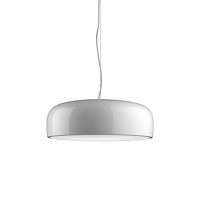 Smithfield Pendant Light Dia 17.7″ x H 5.9″ / Dia 45cm x H 15cm / White Pendant light