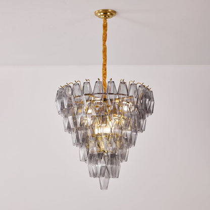 Smoke Gray Empire Chandelier
