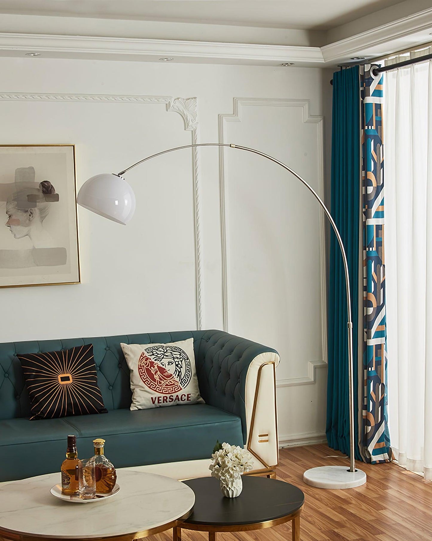 Sneedville Arched Floor Lamp Floor lamp