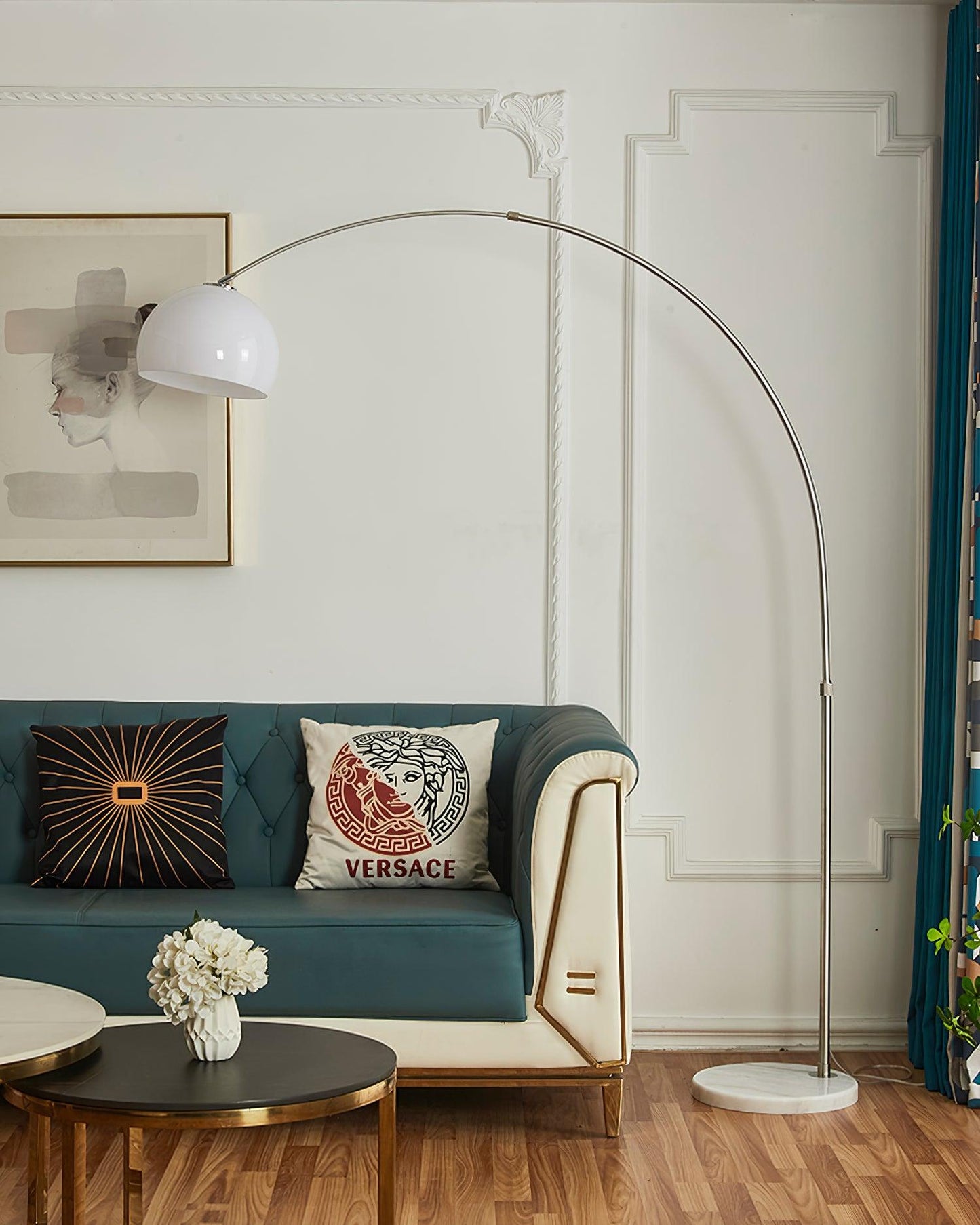 Sneedville Arched Floor Lamp Floor lamp