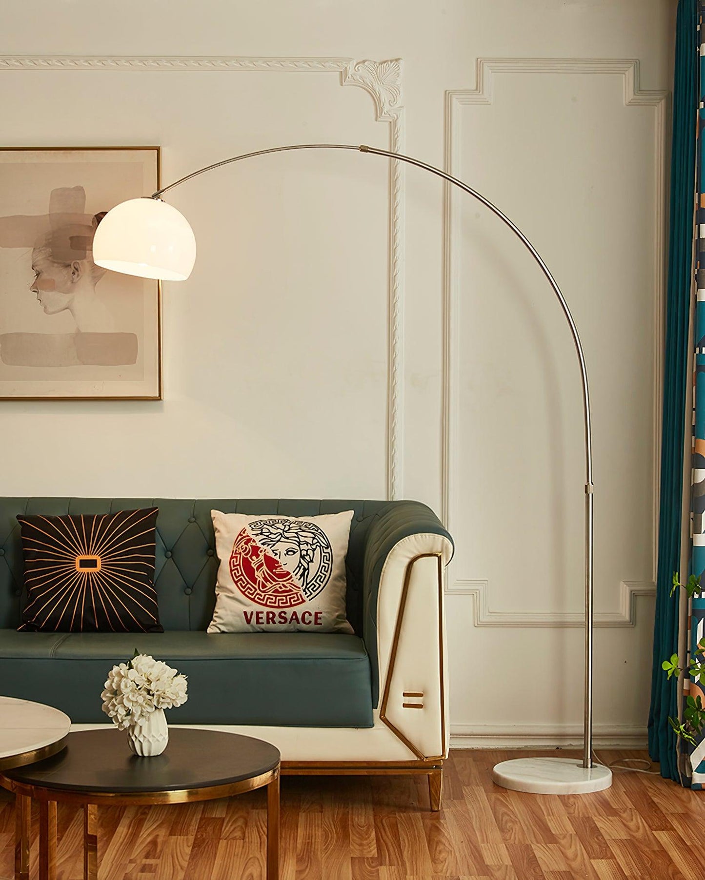 Sneedville Arched Floor Lamp Floor lamp