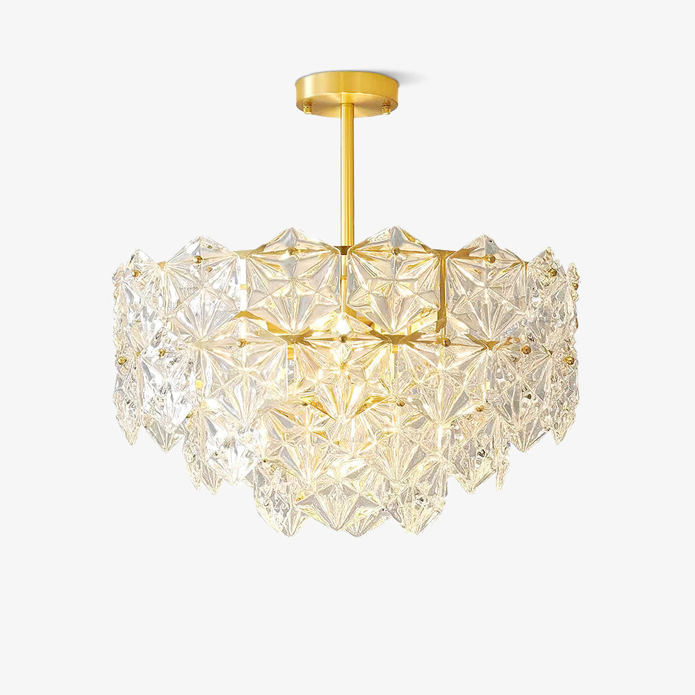 Snowflake Glass Chandelier Chandelier