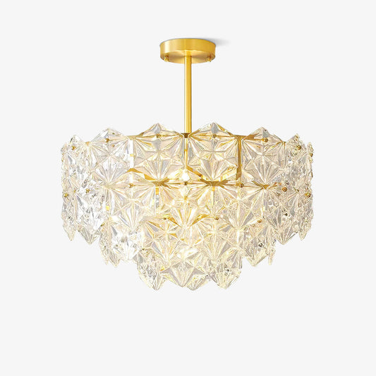 Snowflake Glass Chandelier Chandelier