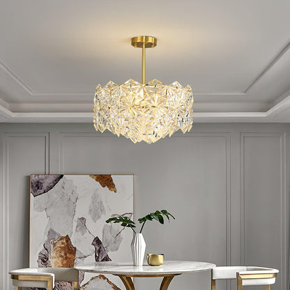 Snowflake Glass Chandelier Chandelier