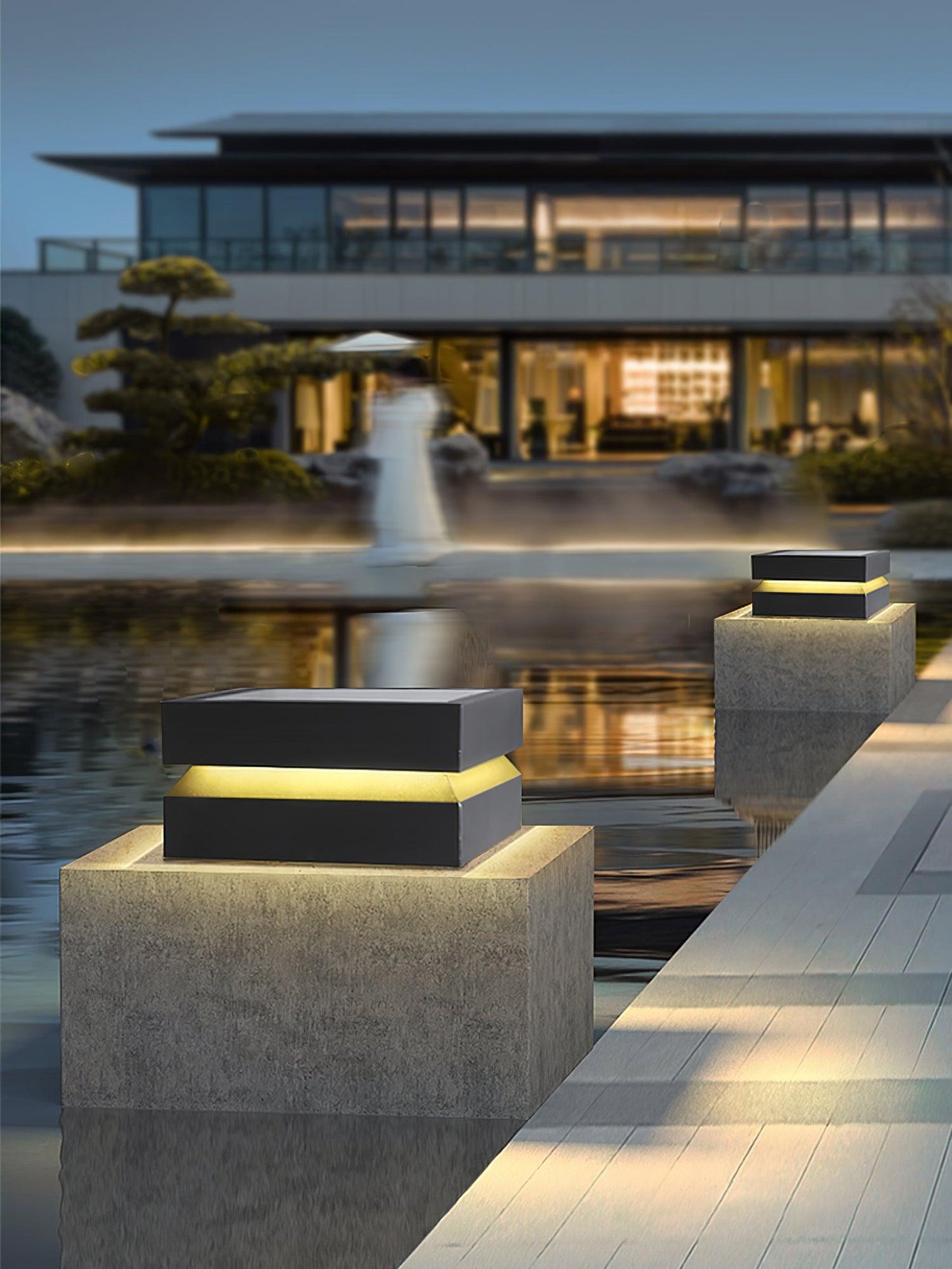 Square Post Outdoor Light Table lamp