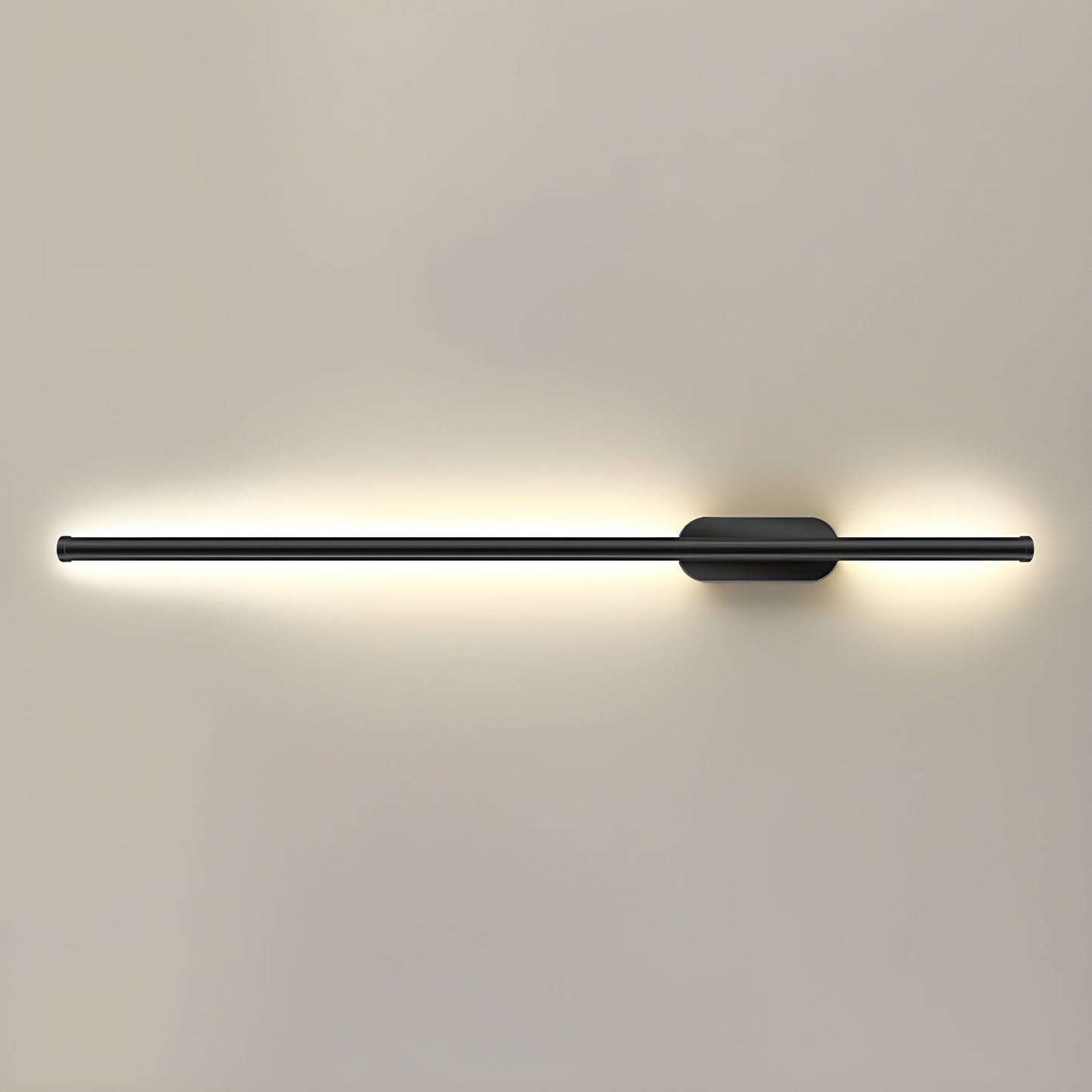 Seraphina Linear Wall Sconce Dia 47.2″ / Dia 120cm / Model B / Black & Warm Light
