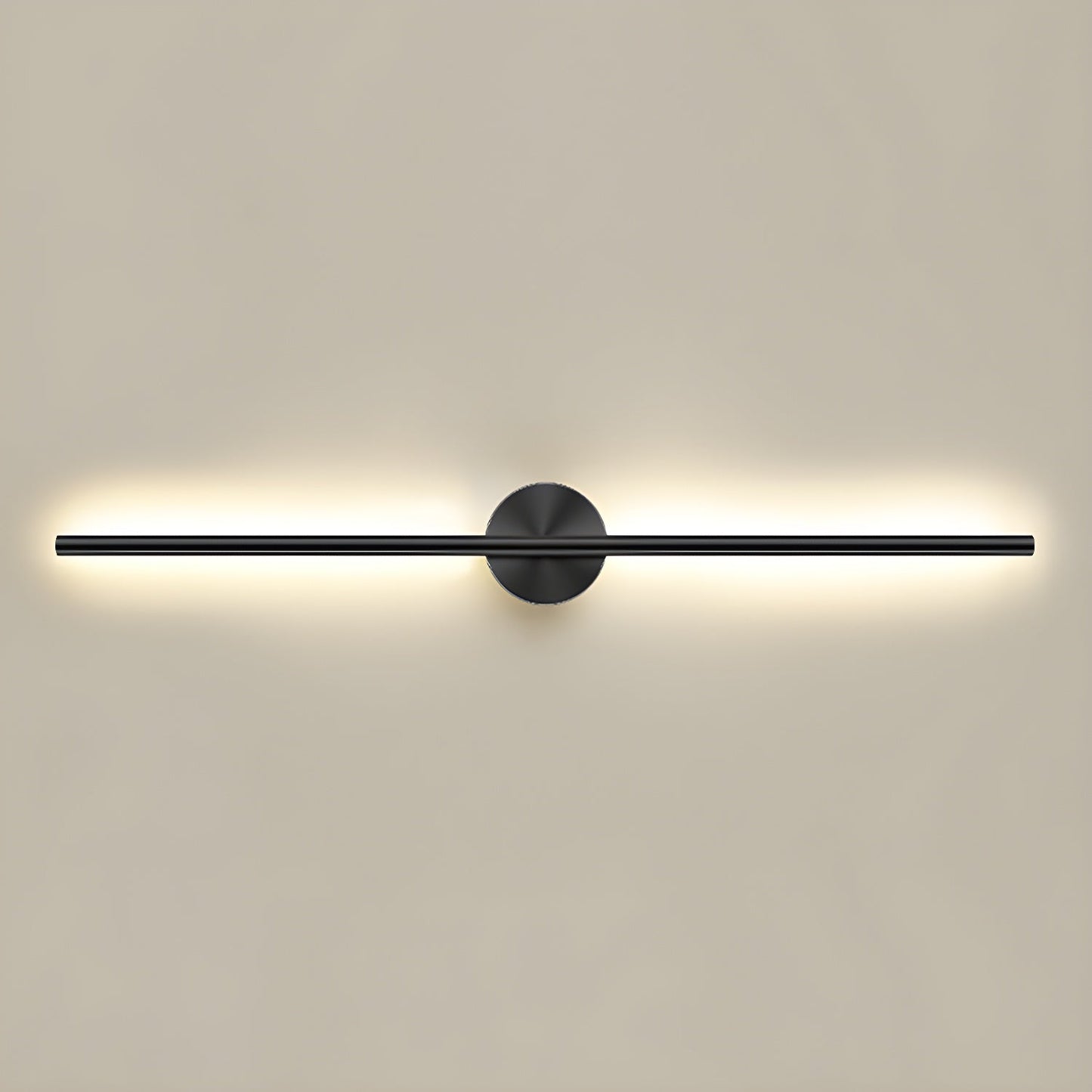 Seraphina Linear Wall Sconce Dia 31.5″ / Dia 80cm / Model A / Black & Warm Light