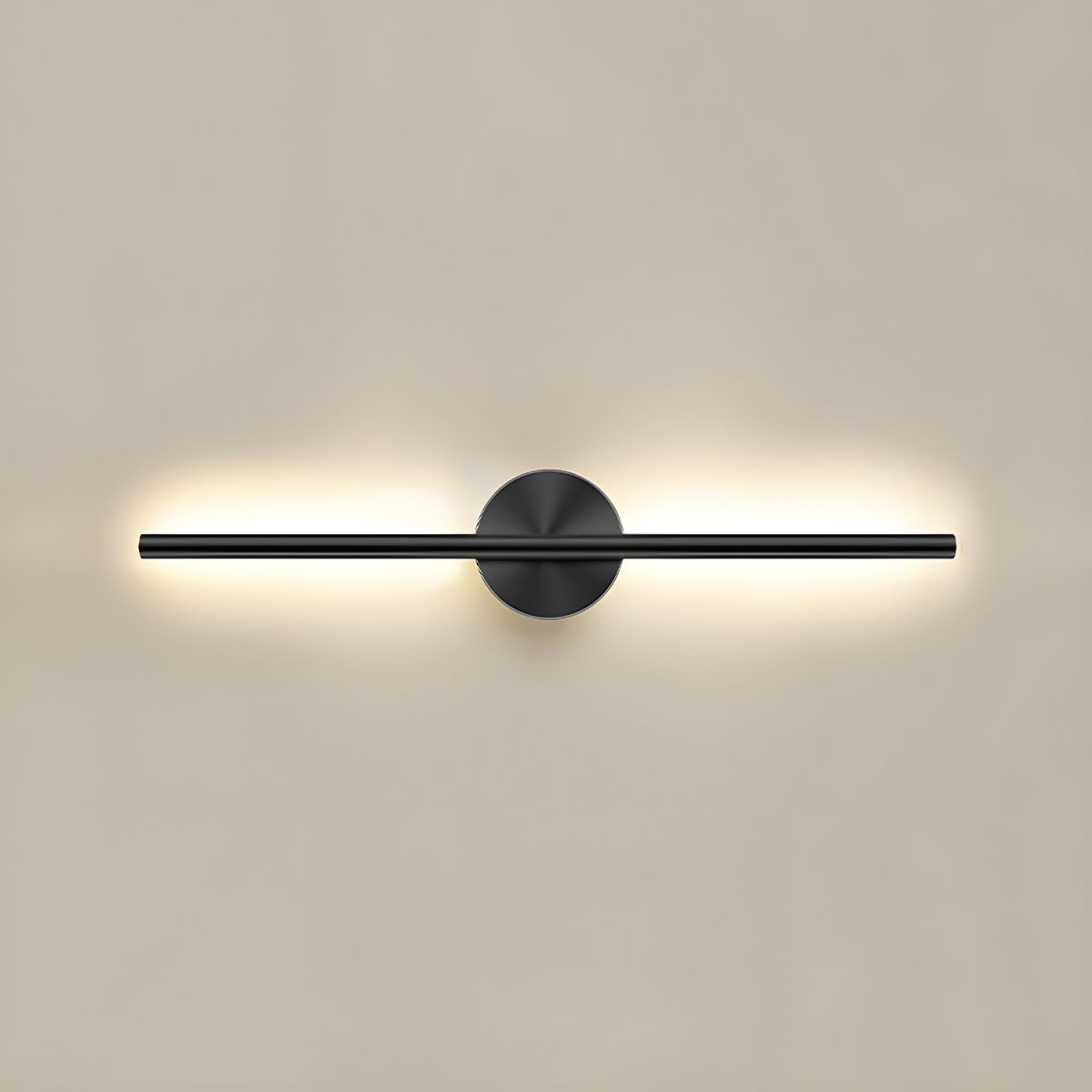 Seraphina Linear Wall Sconce Dia 23.6″ / Dia 60cm / Model A / Black & Warm Light