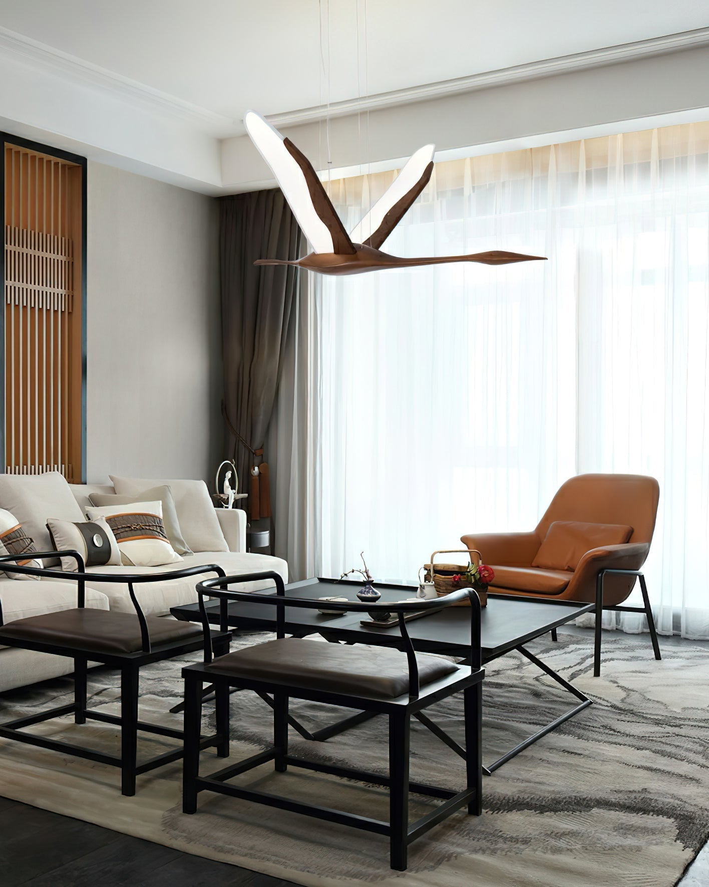 Solitude Crane Pendant Lamp Pendant light