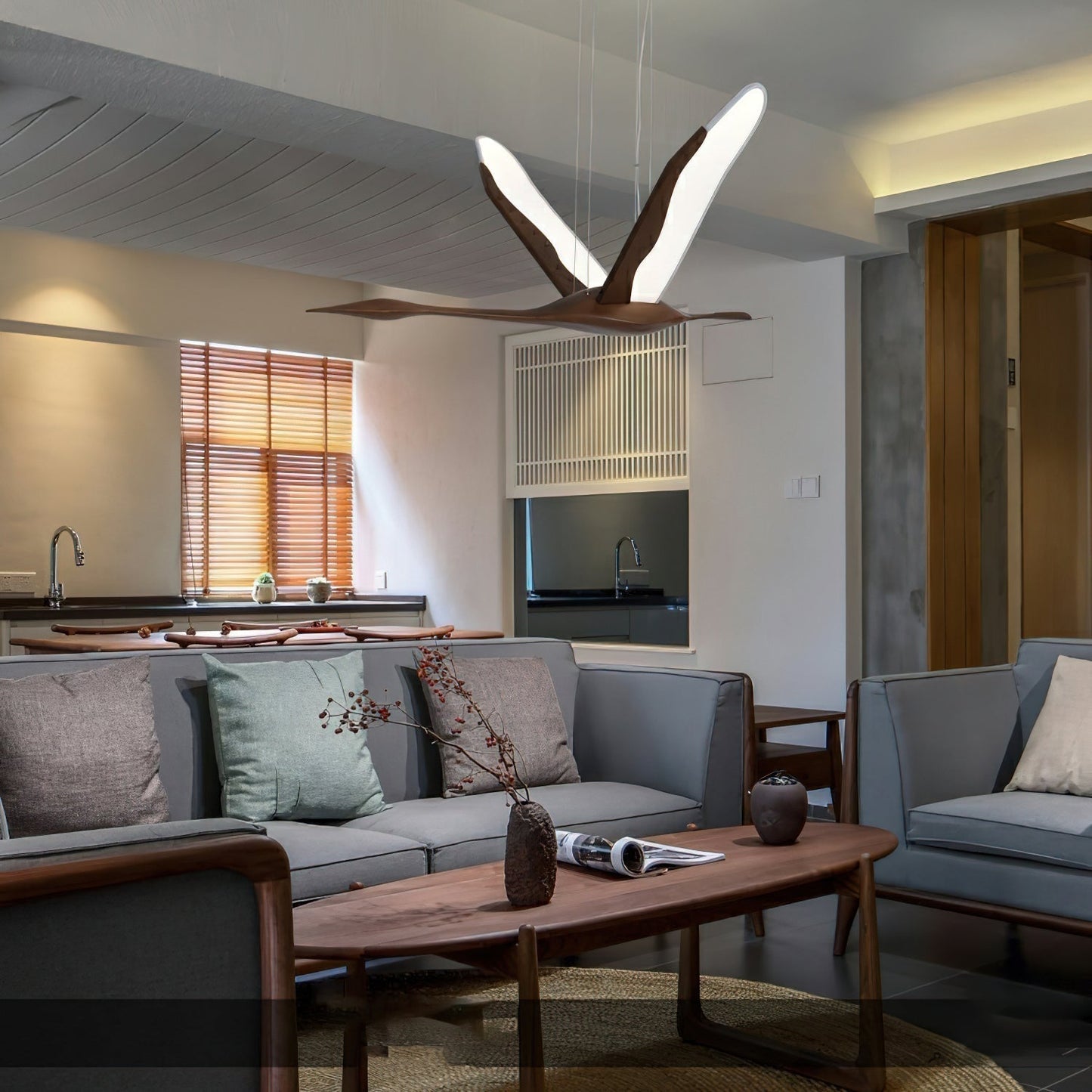Solitude Crane Pendant Lamp Pendant light