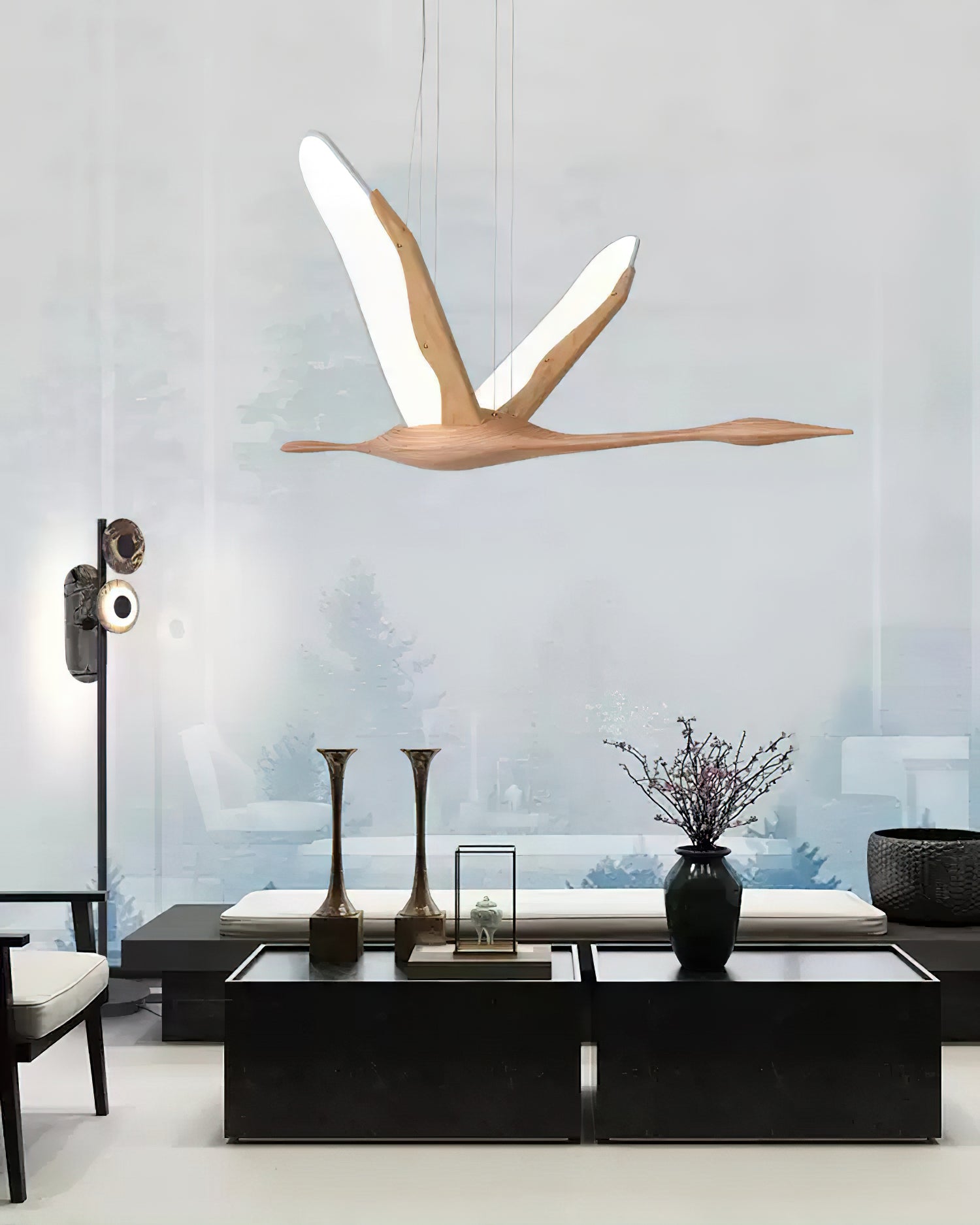 Solitude Crane Pendant Lamp Pendant light