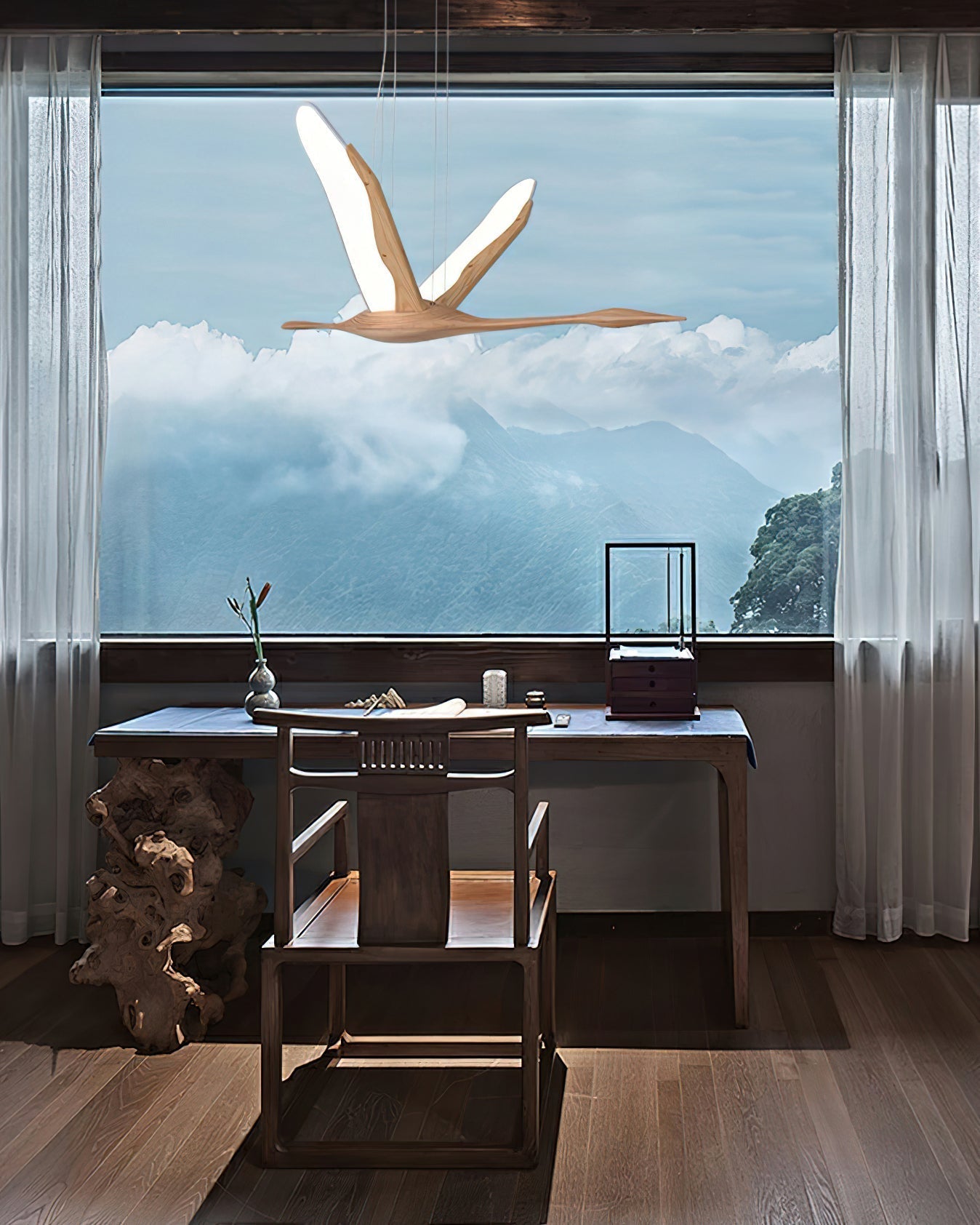 Solitude Crane Pendant Lamp Pendant light