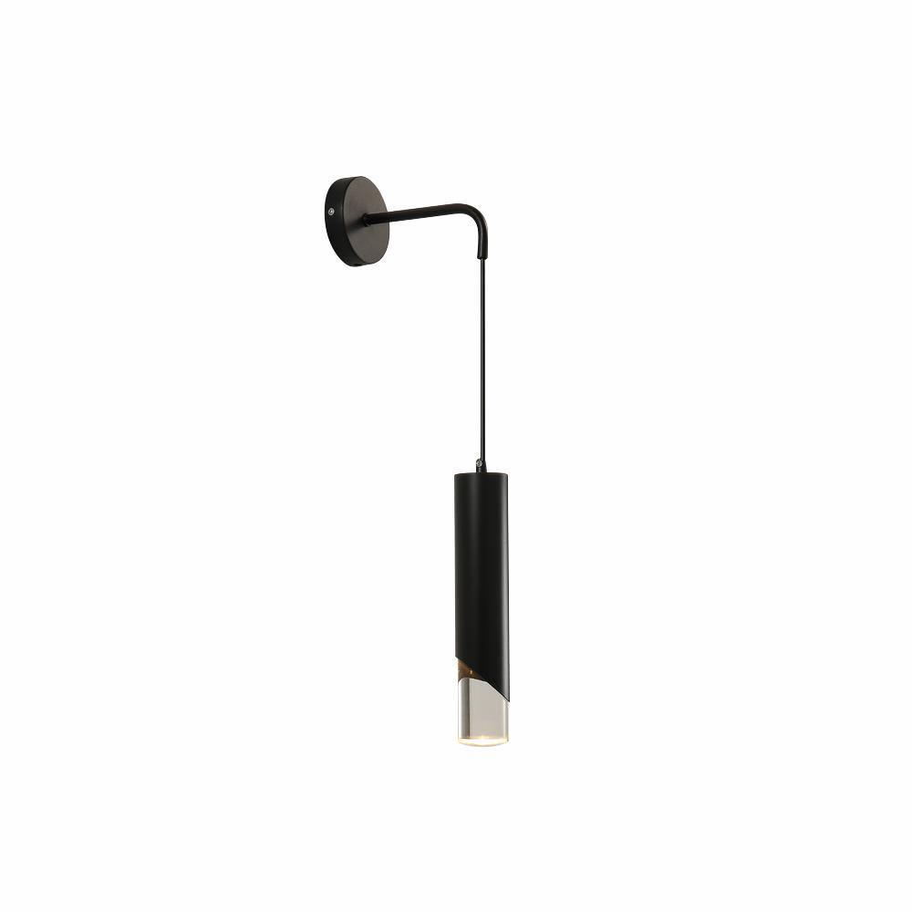 Sonto Wall Lamp Dia 7.9″ x H 15.7″ / Dia 20cm x H 40cm / Black / Warm White Wall lamp