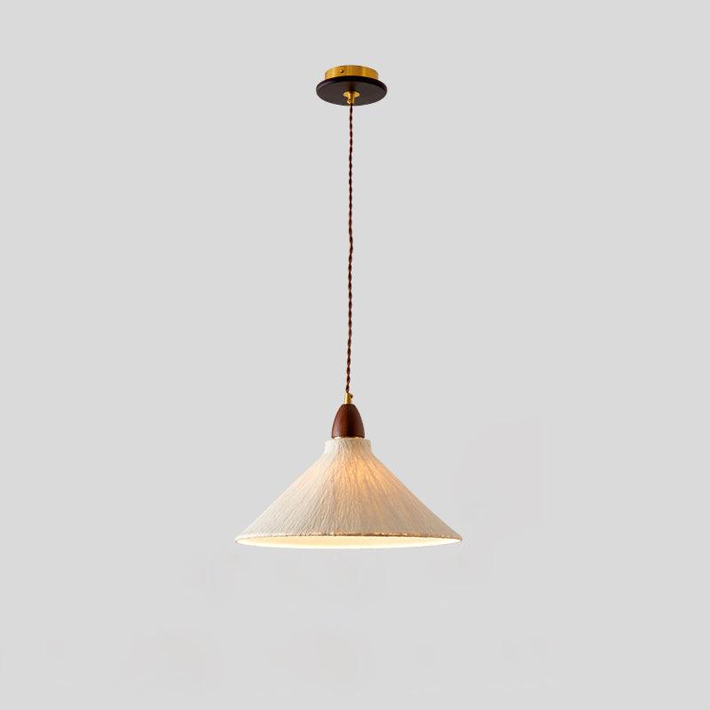 Soren Pendant Lamp Model C: Dia 13.8″ x H 9.8″ / Dia 35cm x H 25cm / White Pendant light