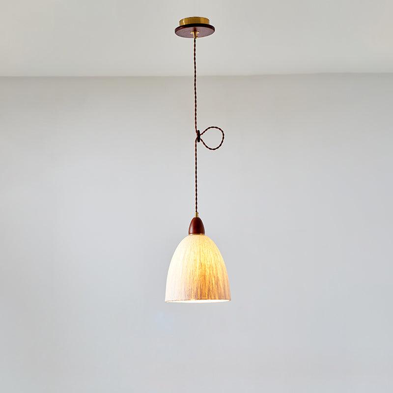 Soren Pendant Lamp Model D: Dia 7.9″ x H 10.2″ / Dia 20cm x H 26cm / White Pendant light