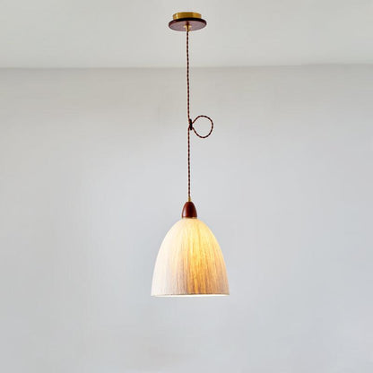 Soren Pendant Lamp Model D: Dia 9.8″ x H 12.6″ / Dia 25cm x H 32cm / White Pendant light