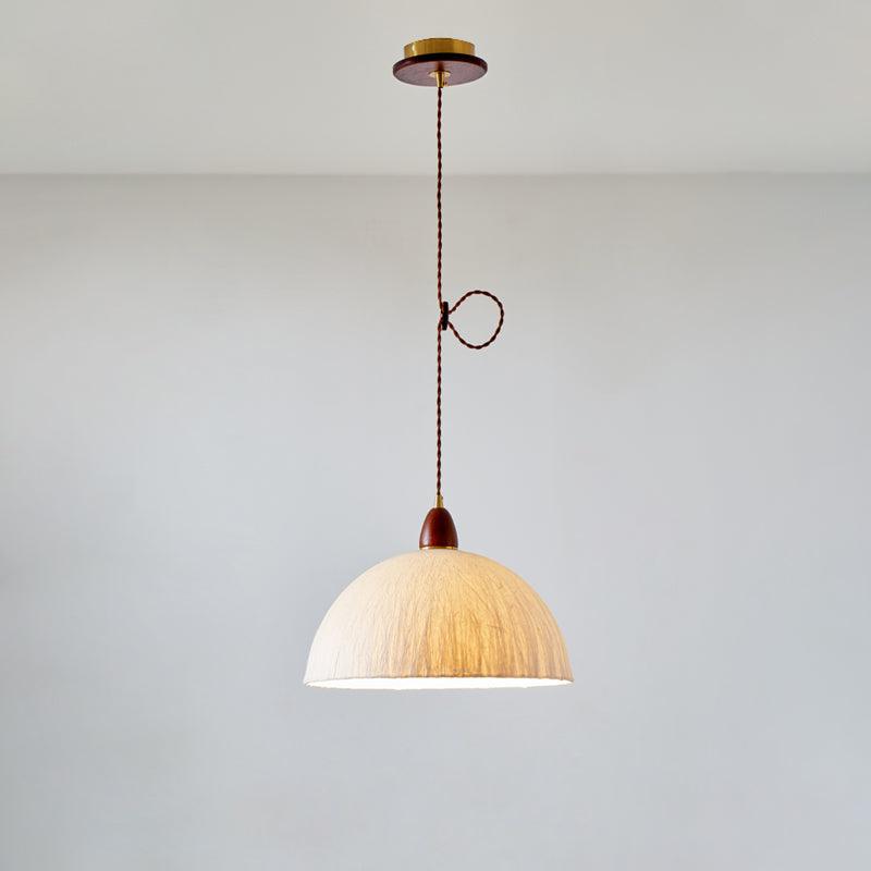 Soren Pendant Lamp Model E: Dia 13.8″ x H 11″ / Dia 35cm x H 28cm / White Pendant light