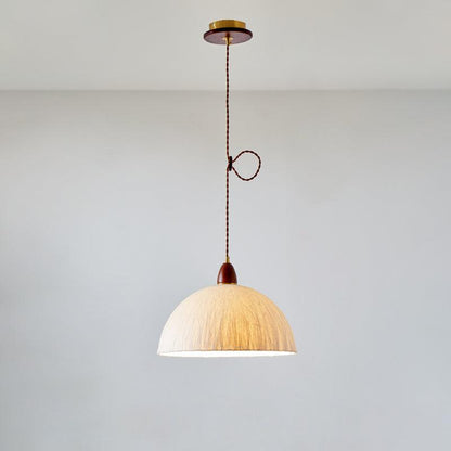 Soren Pendant Lamp Model E: Dia 13.8″ x H 11″ / Dia 35cm x H 28cm / White Pendant light
