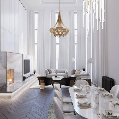Tassel Aluminum Chain Chandelier Chandelier