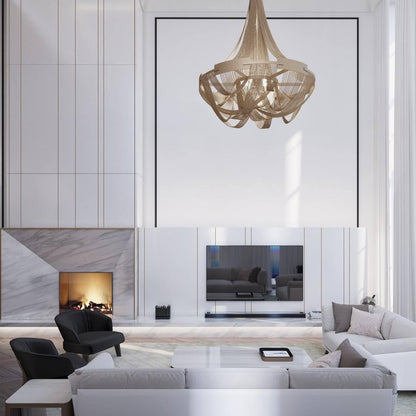 Tassel Aluminum Chain Chandelier Chandelier