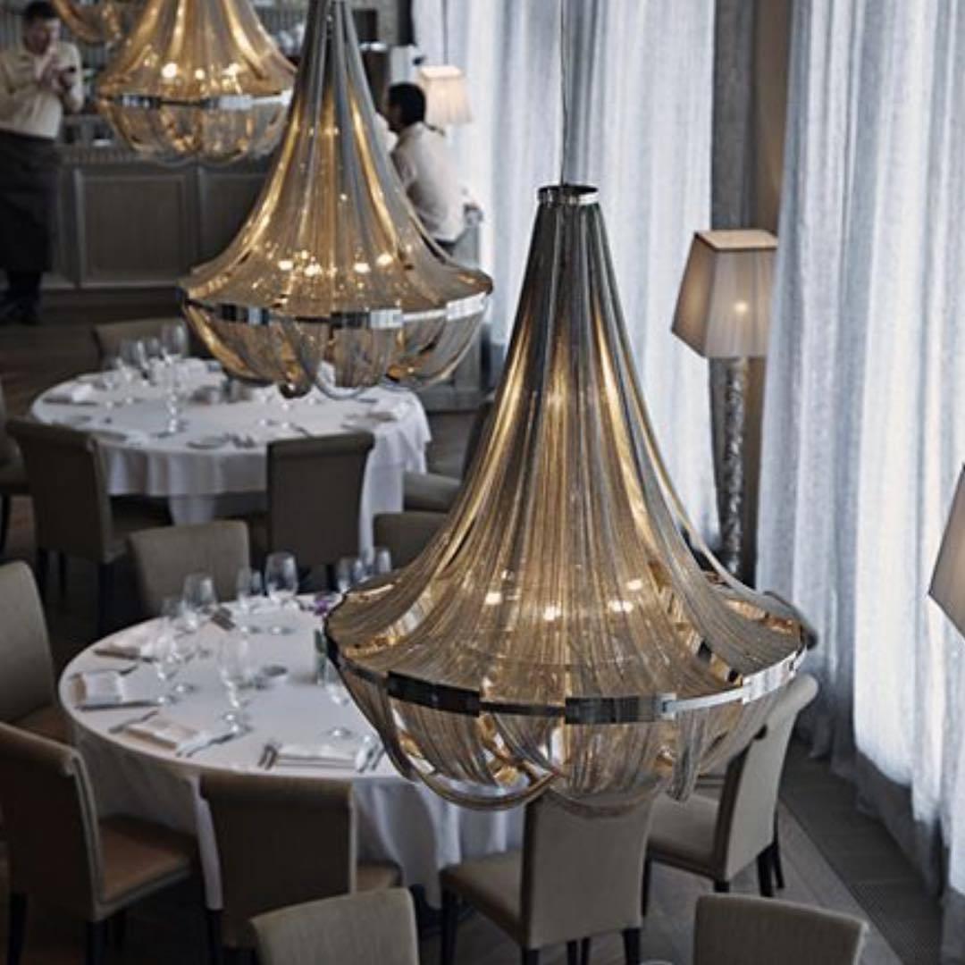 Tassel Aluminum Chain Chandelier Chandelier