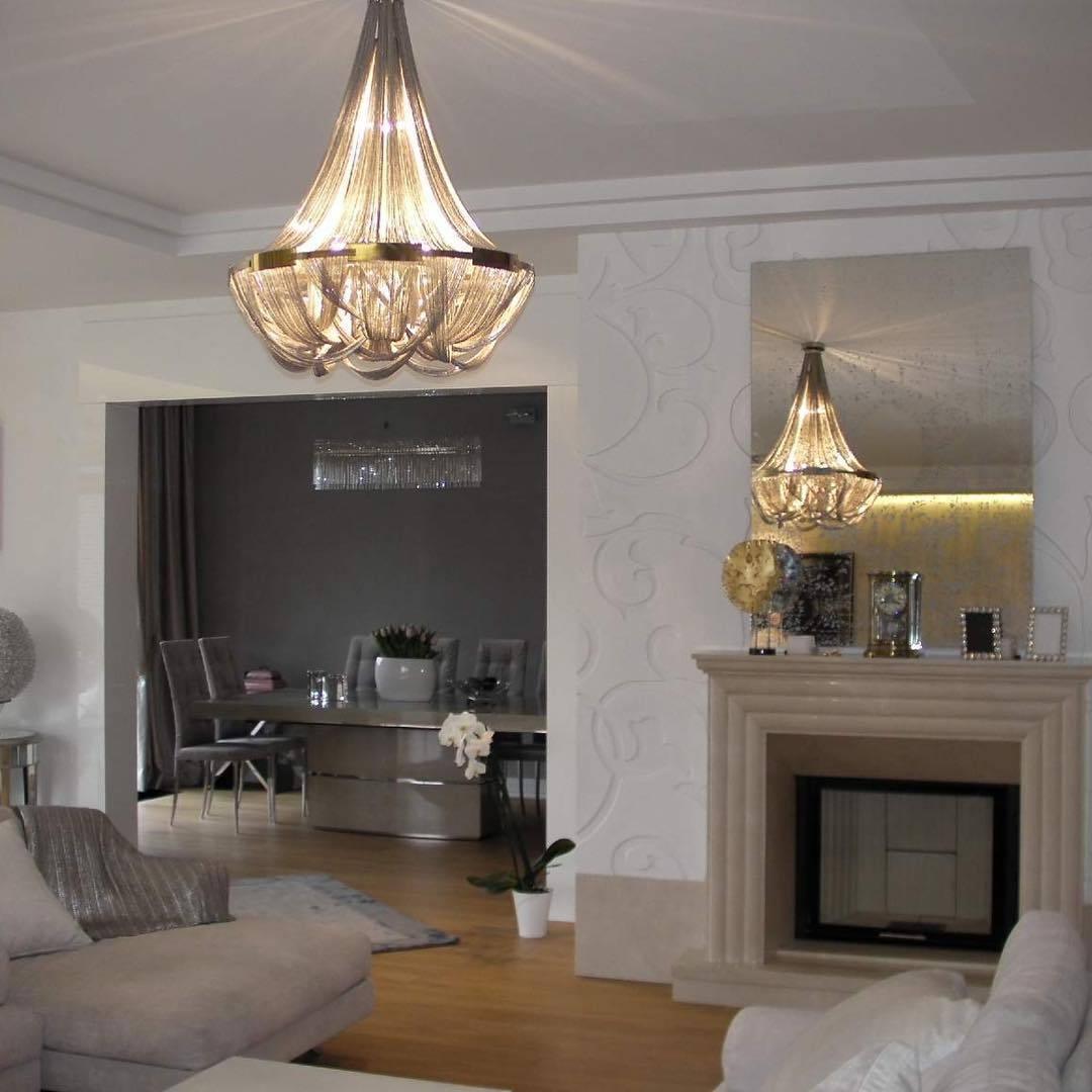 Tassel Aluminum Chain Chandelier Chandelier